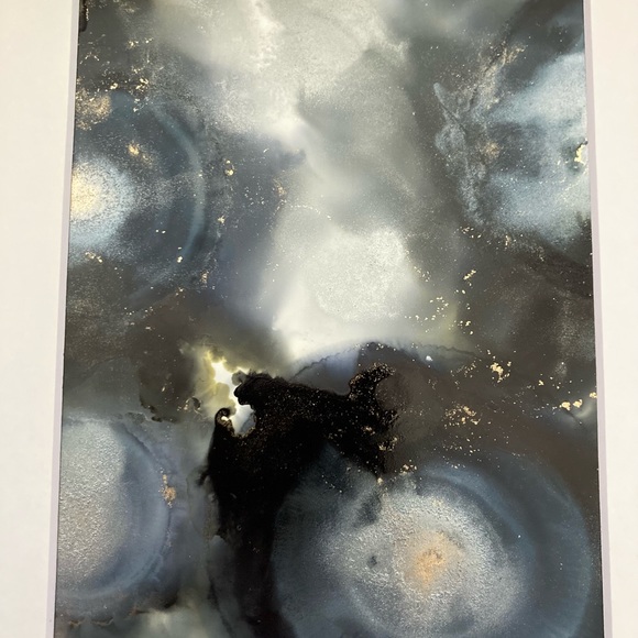 New Original Signed Artwork Alcohol Ink on Paper - Picture 3 of 6